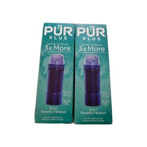 Lot Of 2 PUR Plus 3-in1 Powerful Filtration,  CRF-950Z Pitcher Filter Nib